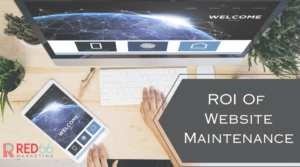 ROI of website maintenance blog header image