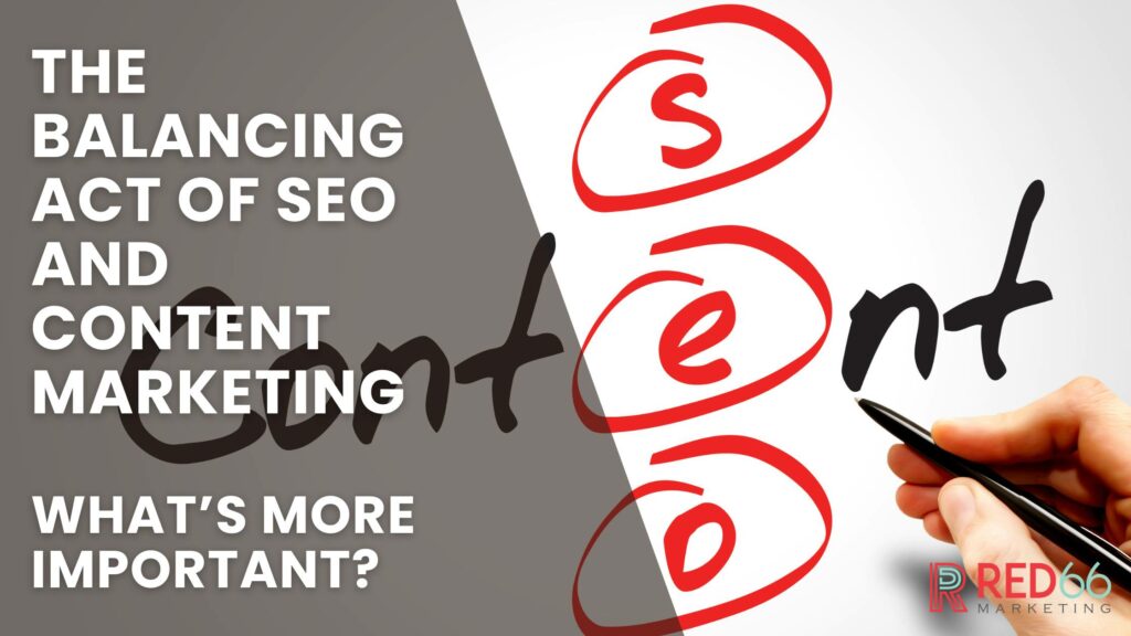 does seo come first or content marketing