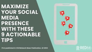 maximize social media presence